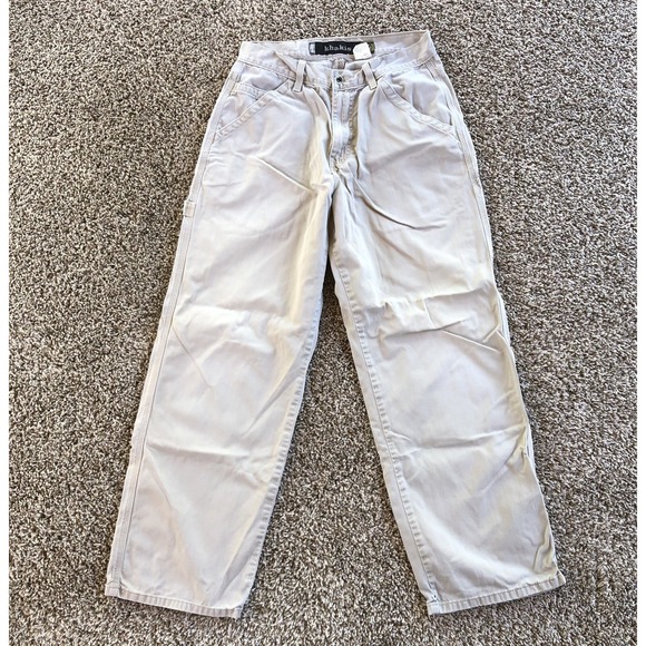 Levi's Other - Vtg Levis SilverTab Khakis Pants Mens 29x30 Beige Relaxed Fit Carpenter Loop Y2K
